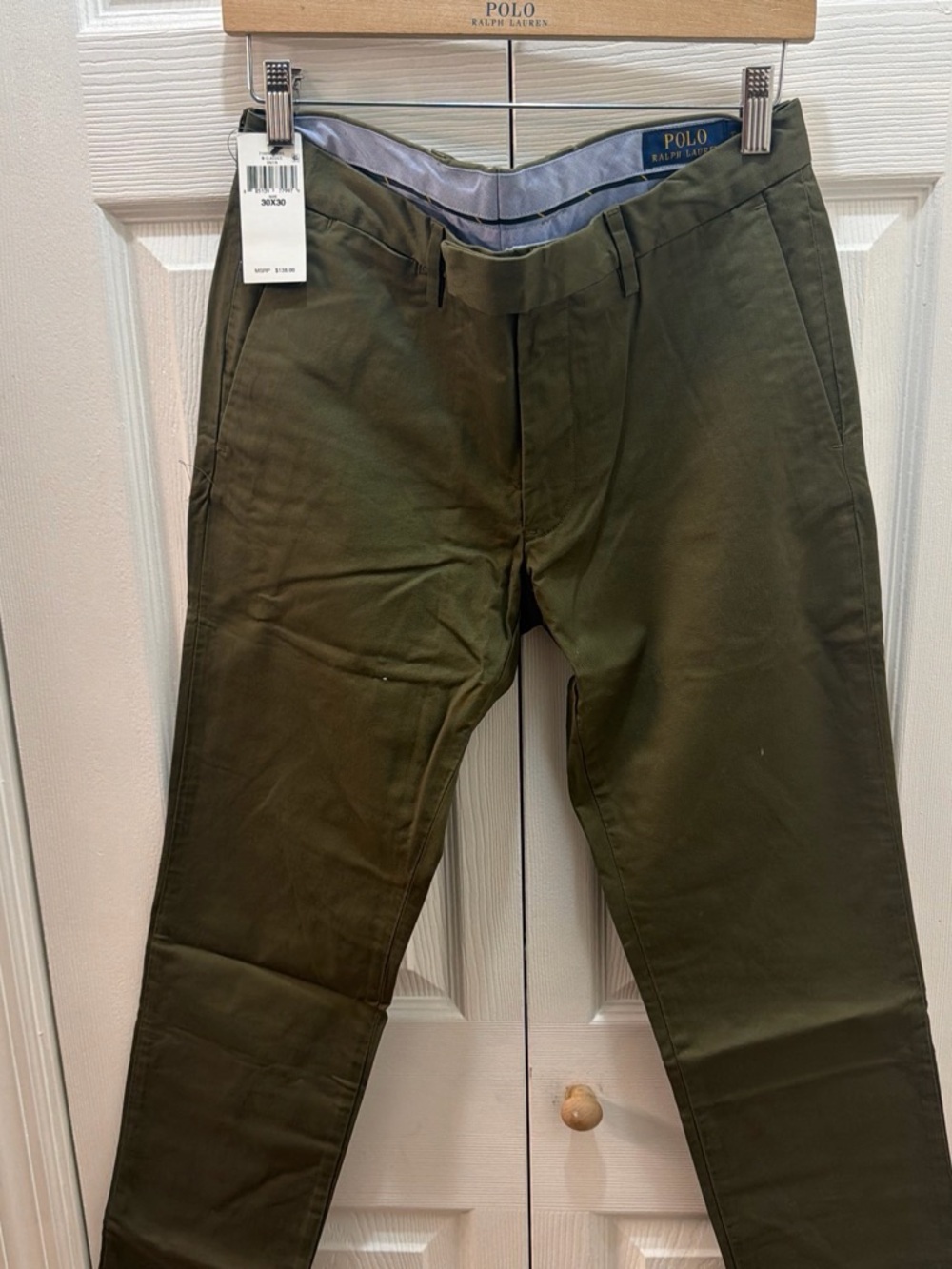 Polo by Ralph Lauren Olive Green Chino Pants - Classic Fit